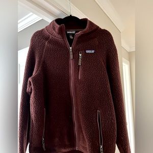 📦(SOLD) Patagonia Better Sweater Fleece Lined Jacket, maroon wine men’s medium